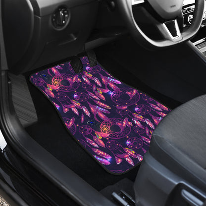 Dream catcher neon Car Floor Mats Front Back