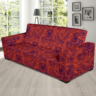 Leo Pattern Print Design 01 Sofa Slipcover