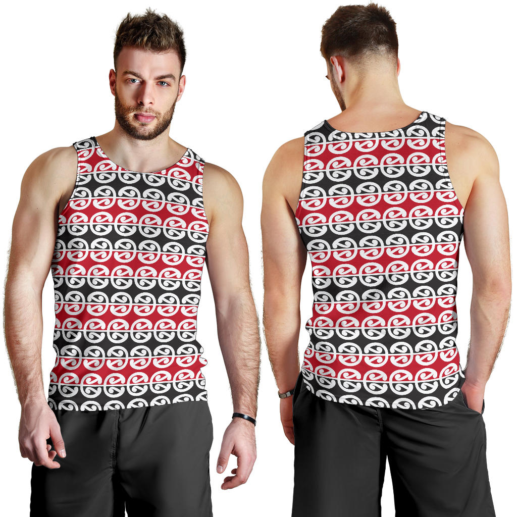 Maori Classic Themed Design Print Men Tank Top