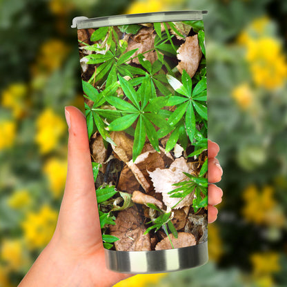 Camouflage Realistic Tree Fresh Print Tumbler
