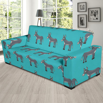 Donkey Pattern Print Design 01 Sofa Slipcover