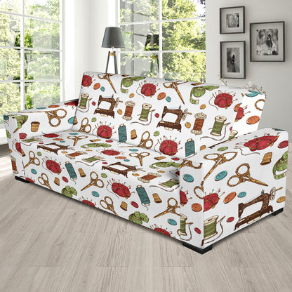 Sewing Equipment Print Design LKS304 Sofa Slipcover