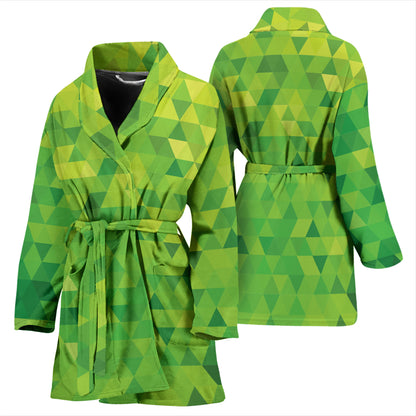 Geometric Print Design LKS402 Women Bathrobe