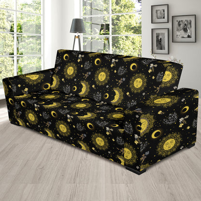 Sun Moon Print Design LKS301 Sofa Slipcover