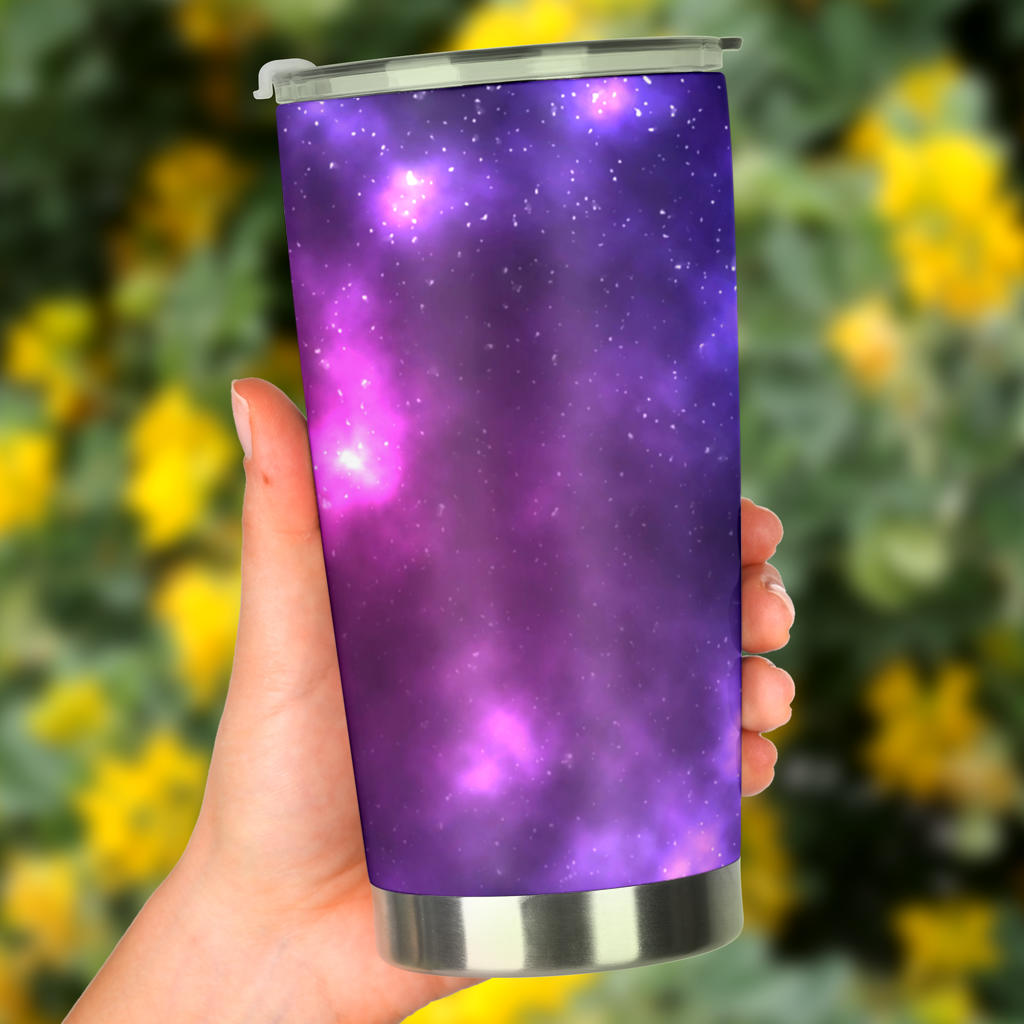 Celestial Purple Blue Galaxy Tumbler