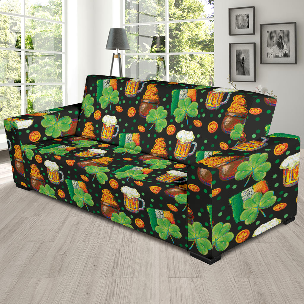 St Patricks Day Print Design LKS303 Sofa Slipcover