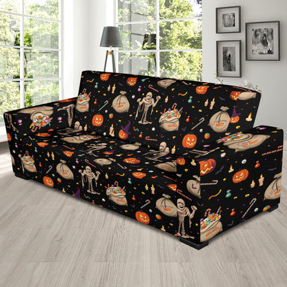 Mummy Halloween Print Design LKS303 Sofa Slipcover