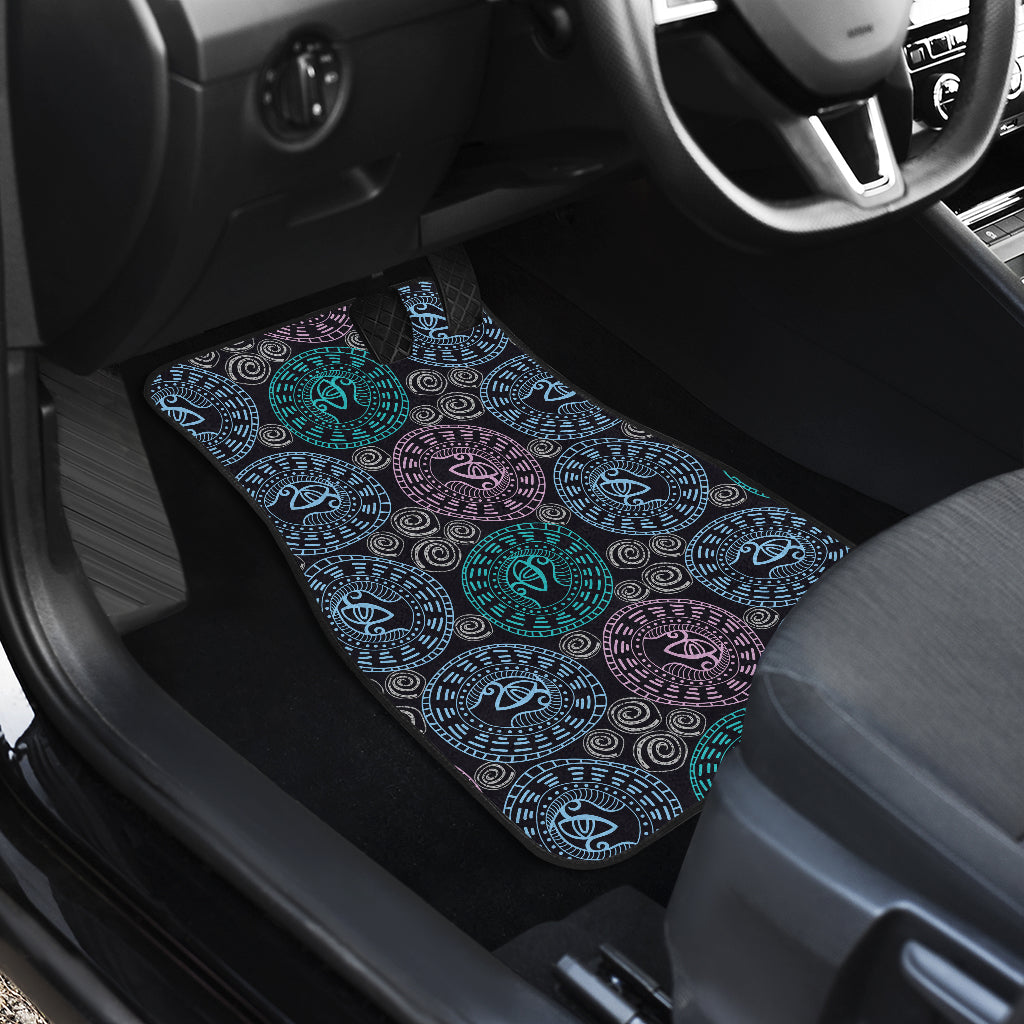 Eye of Horus Ethnic Pattern Car Floor Mats Front Back