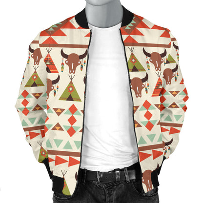 American indian Ethnic Pattern Men Bomber Jacket