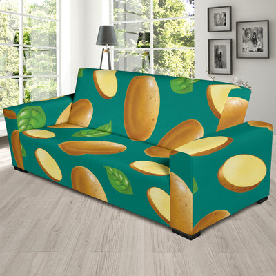 Potato Pattern Print Design A04 Sofa Slipcover