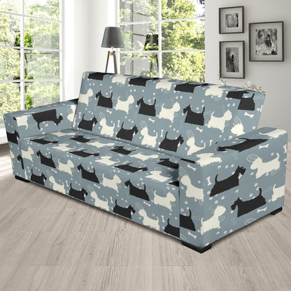 Scottish Terriers Print Design LKS301 Sofa Slipcover