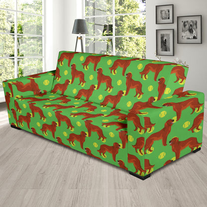 Setters Irish Print Design LKS302 Sofa Slipcover