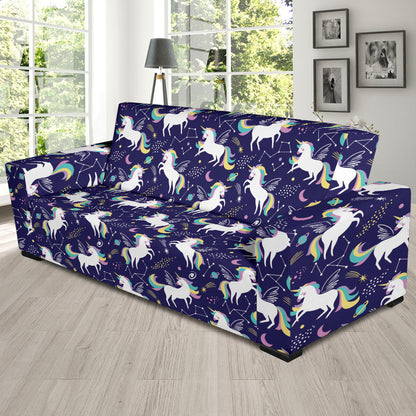 Unicorn Print Design LKS305 Sofa Slipcover