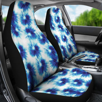 Tie Dye Blue Print Design LKS305 Car Seat Covers