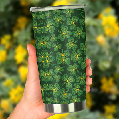 Shamrock Pattern Tumbler