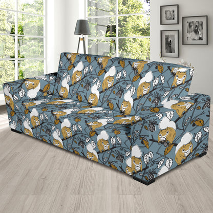 Squirrel Print Design LKS305 Sofa Slipcover