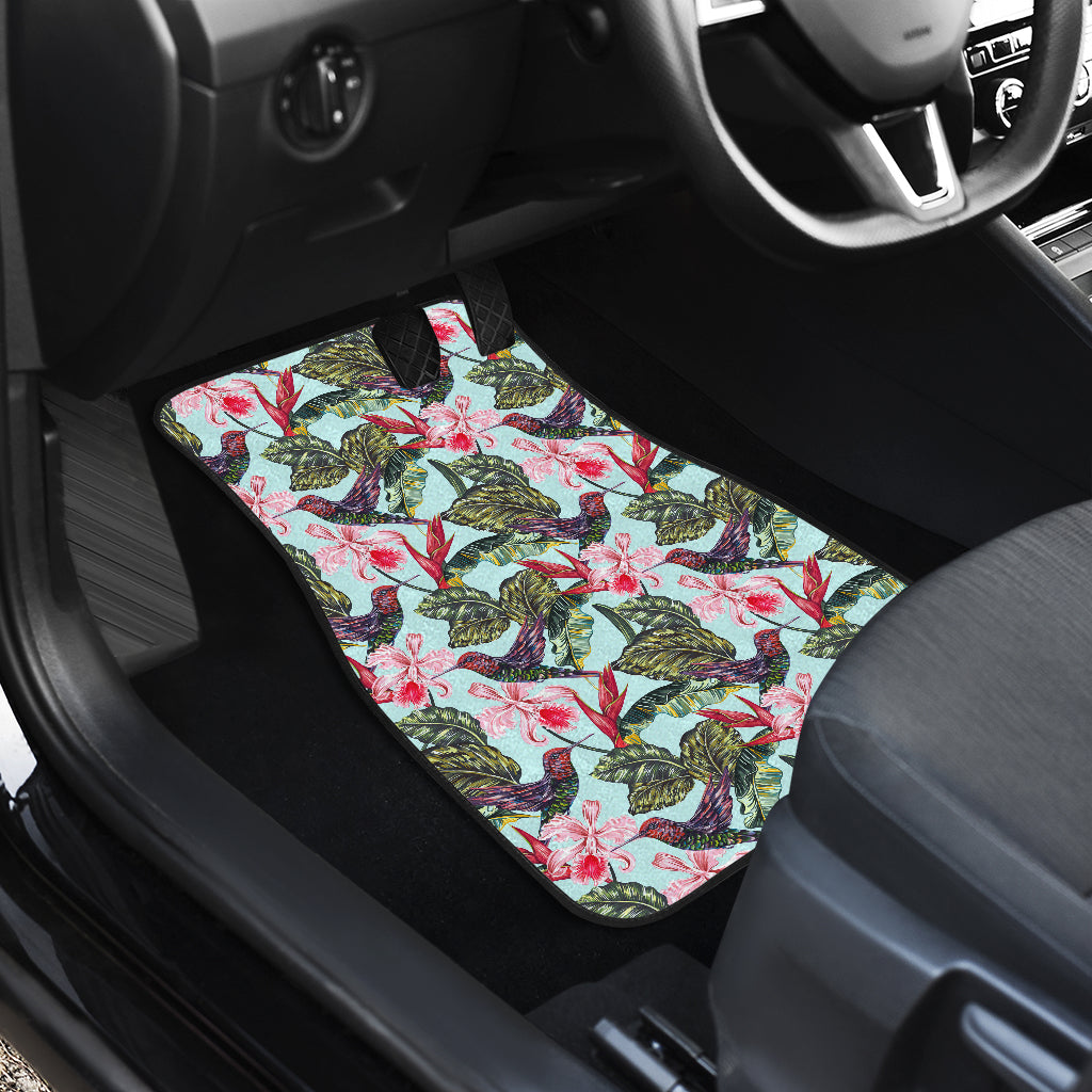 Hummingbird Cute Themed Print Car Floor Mats Front Back