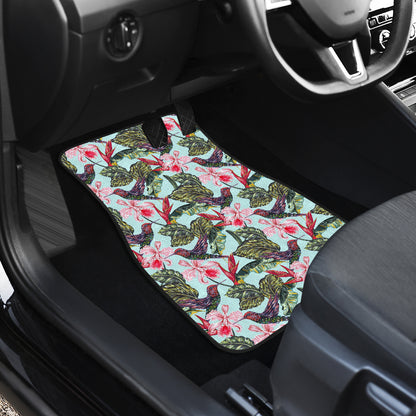 Hummingbird Cute Themed Print Car Floor Mats Front Back