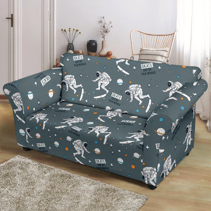 Skateboard Print Design LKS306 Loveseat Couch Slipcover