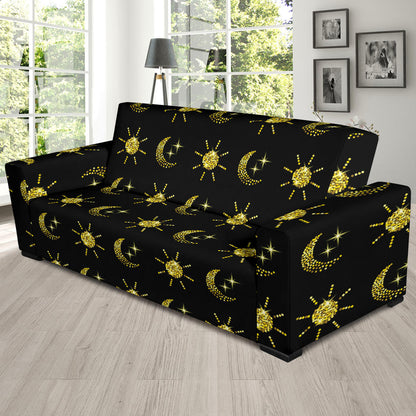 Sun Moon Print Design LKS304 Sofa Slipcover