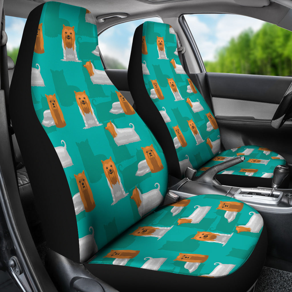 Silky Terriers Print Design LKS301 Car Seat Covers