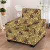 Western Cowboy Themed Armchair Slipcover