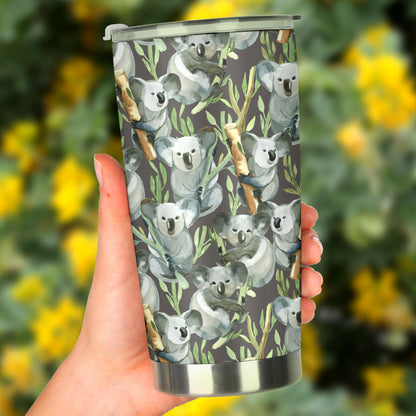 Koala Pattern Design Print Tumbler