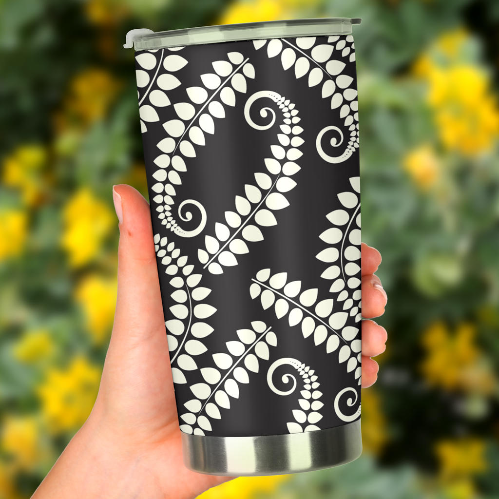 Fern Leave Print Pattern Tumbler