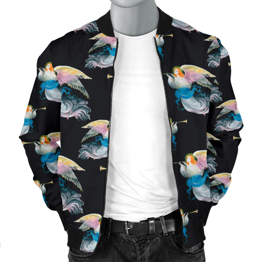 Angel with Wings Beautiful Design Print Men Bomber Jacket