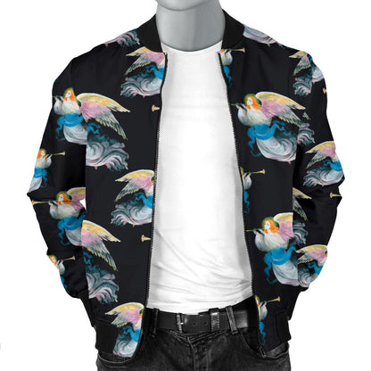 Angel with Wings Beautiful Design Print Men Bomber Jacket