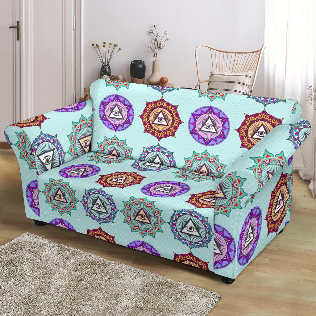 Third Eye Print Design LKS302 Loveseat Couch Slipcover
