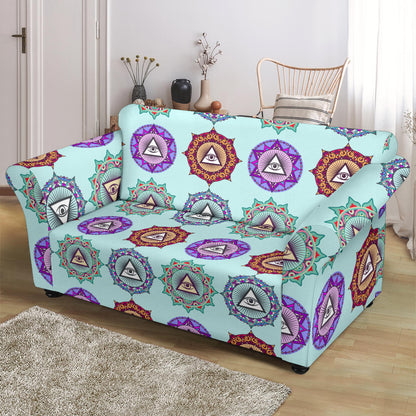 Third Eye Print Design LKS302 Loveseat Couch Slipcover