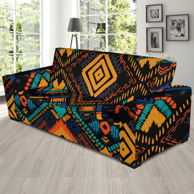 Kente Pattern Print Design 05 Sofa Slipcover