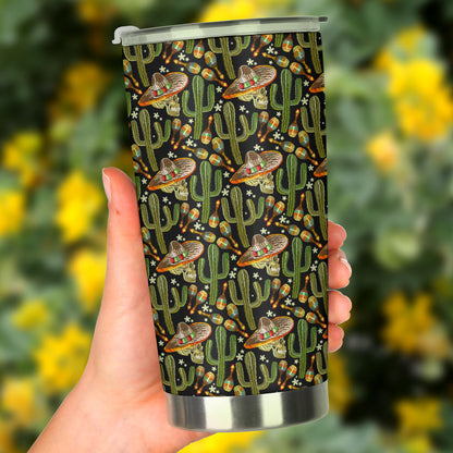 Western Style Print Tumbler