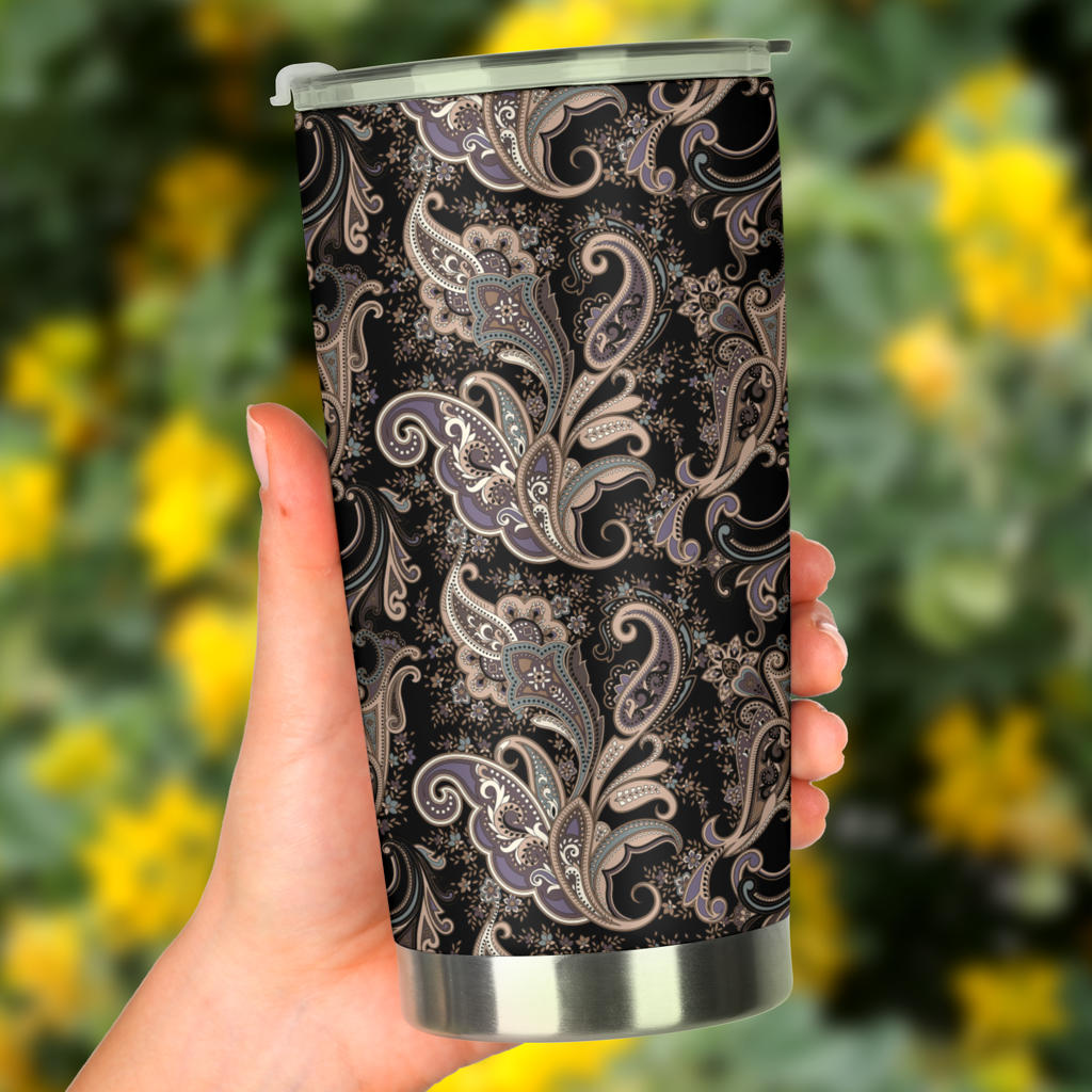 Paisley Mandala Design Print Tumbler