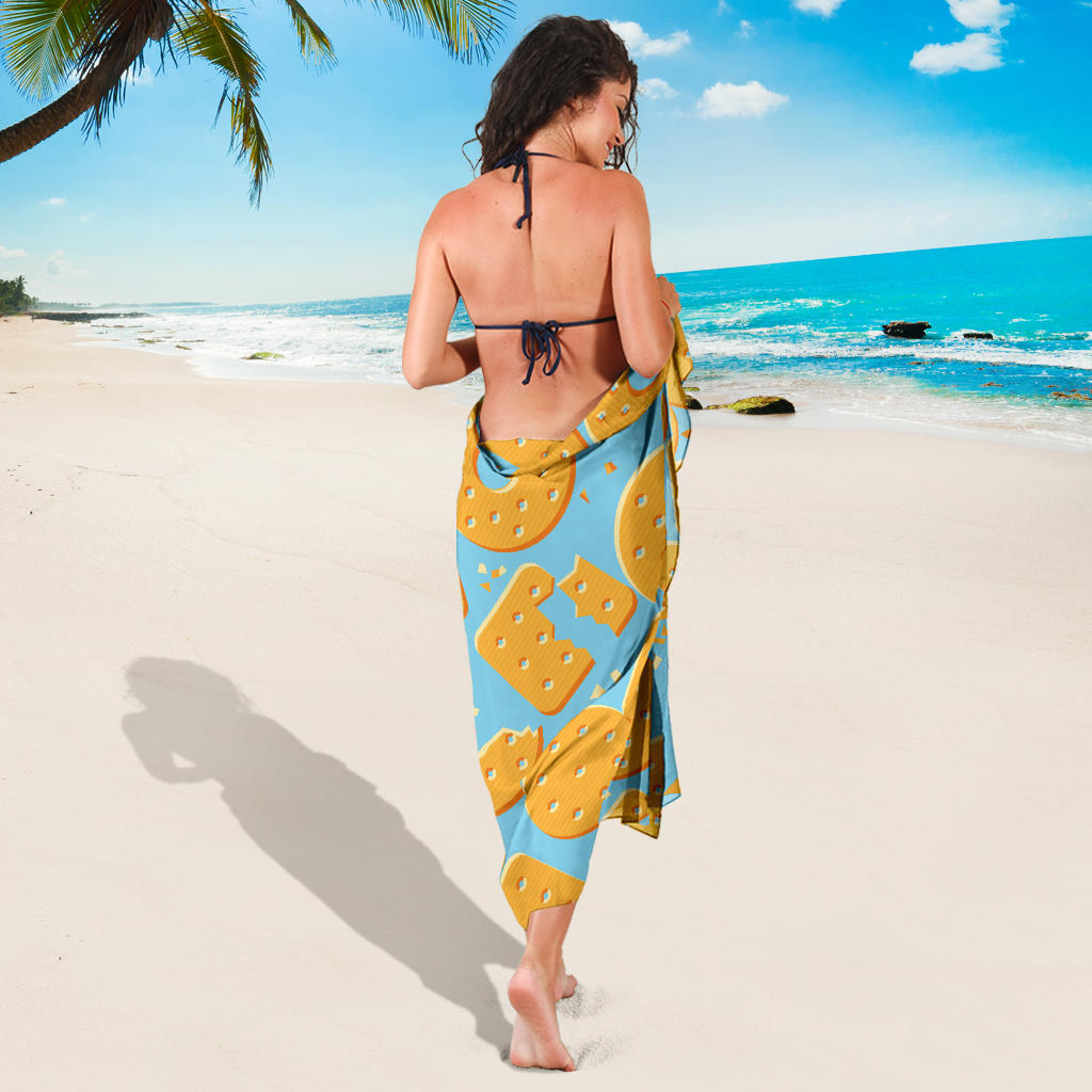 Cracker Pattern Print Design 02 Sarong Pareo Wrap