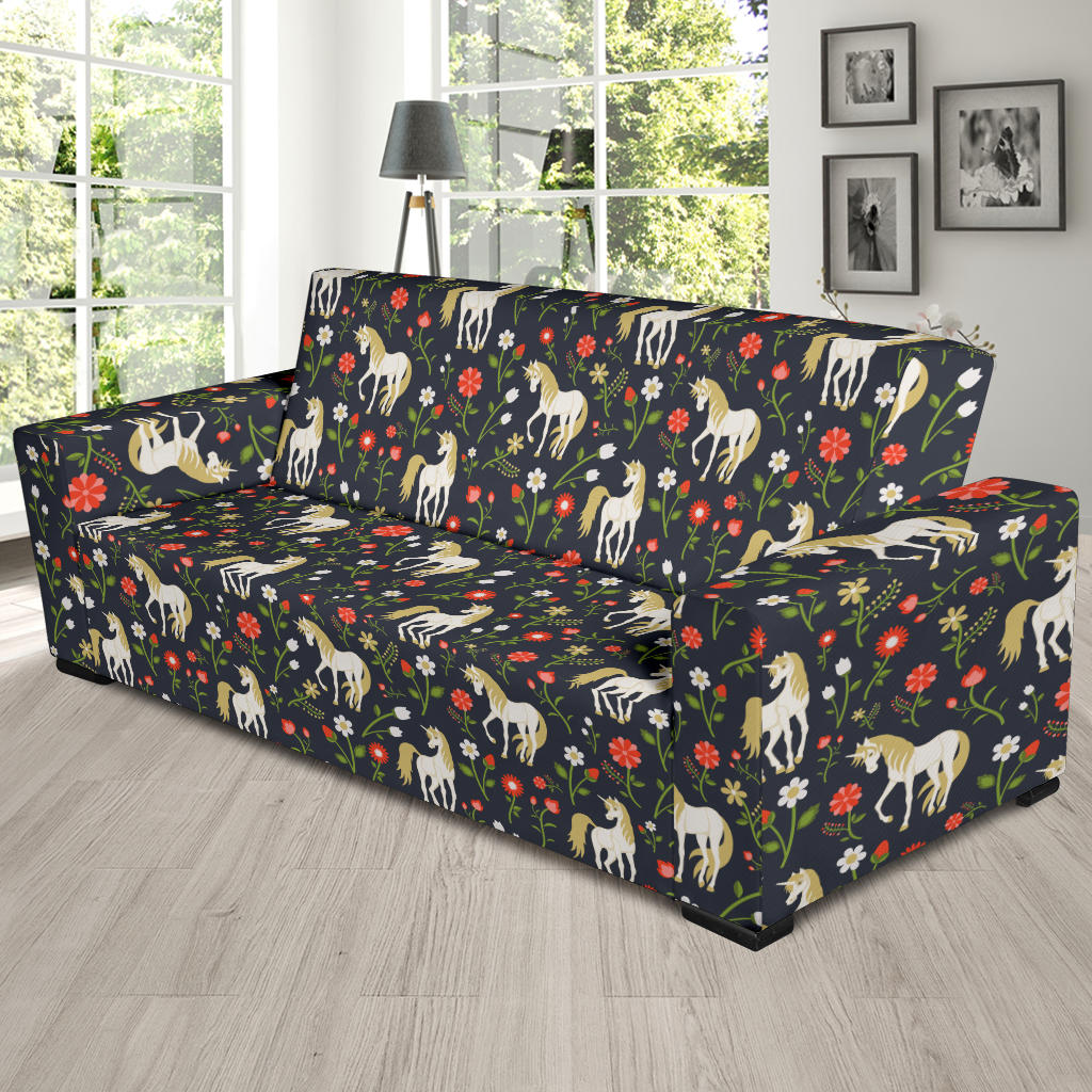 Unicorn Print Design LKS301 Sofa Slipcover