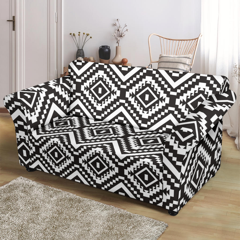 Tribal Pattern Print Design LKS303 Loveseat Couch Slipcover