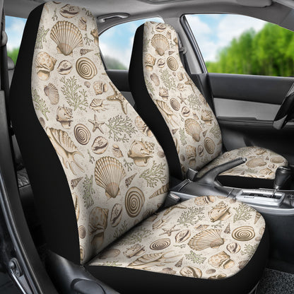 Seashell Print Design LKS304 Car Seat Covers