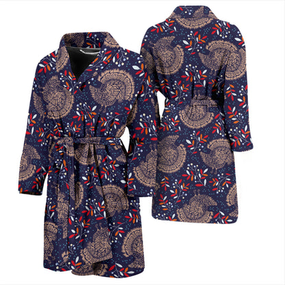 Turkey Print Design LKS401 Men Bathrobe