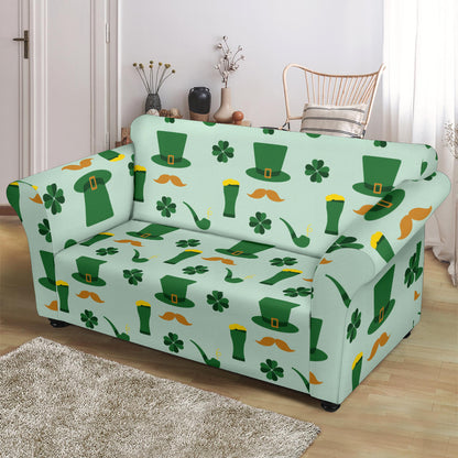 St Patricks Day Print Design LKS304 Loveseat Couch Slipcover