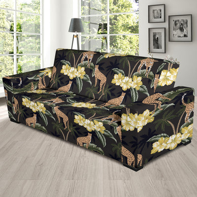 Cheetah Pattern Print Design 04 Sofa Slipcover