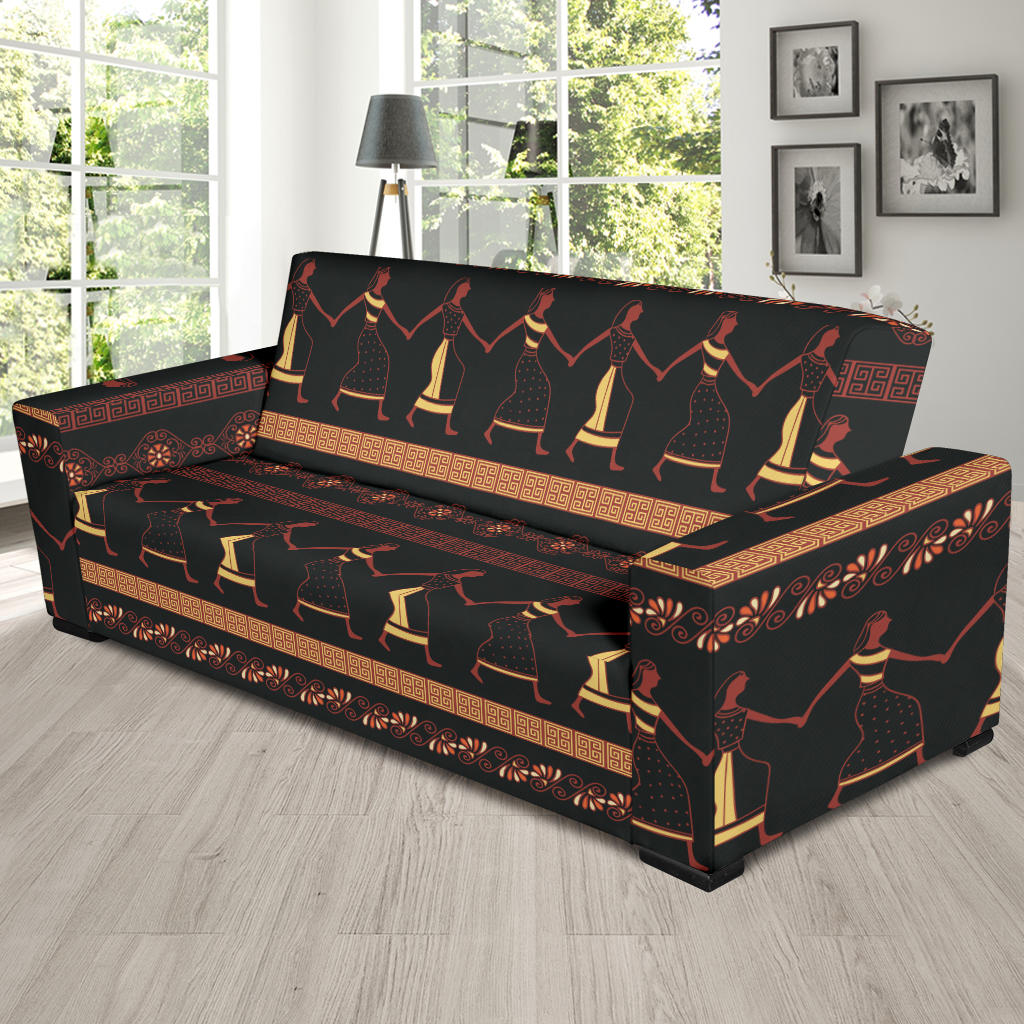 Ancient Greek Human Print Design LKS306 Sofa Slipcover