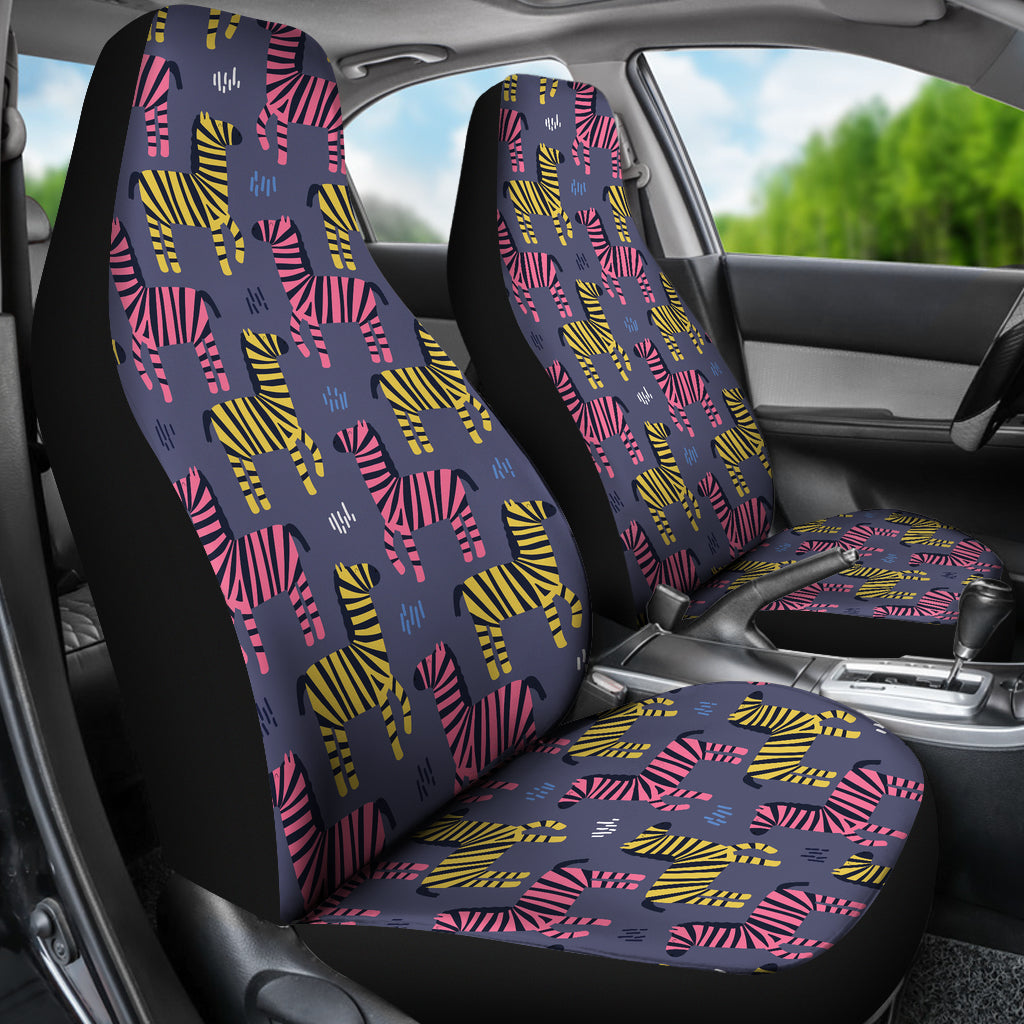 Zebra Print Design LKS303 Car Seat Covers