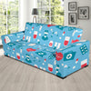 Nurse Pattern Print Design A03 Sofa Slipcover