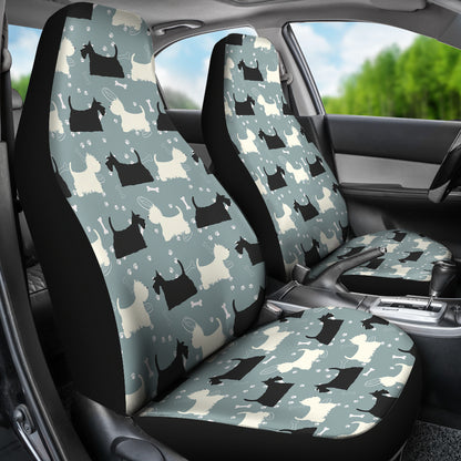 Scottish Terriers Print Design LKS301 Car Seat Covers