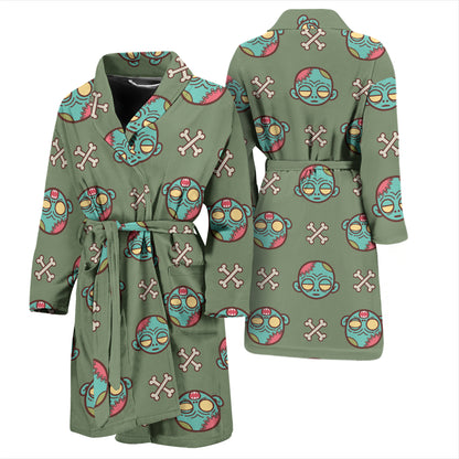 Zombie Print Design LKS301 Men Bathrobe