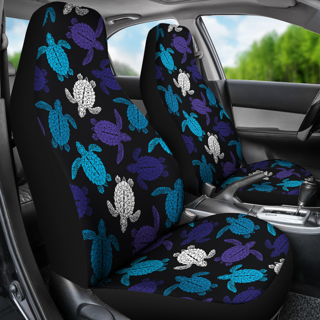 Sea Turtle Print Design LKS306 Car Seat Covers