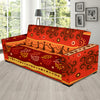 African Pattern Print Design 04 Sofa Slipcover