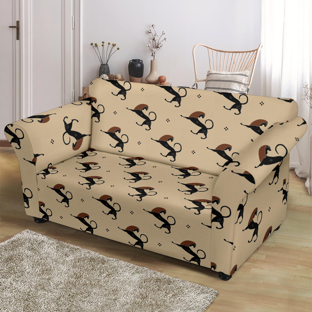 Ancient Greek Print Design LKS3011 Loveseat Couch Slipcover